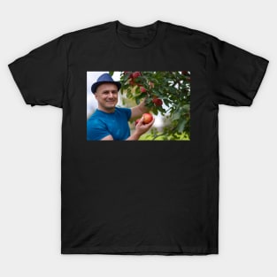 Gardener picking apples T-Shirt